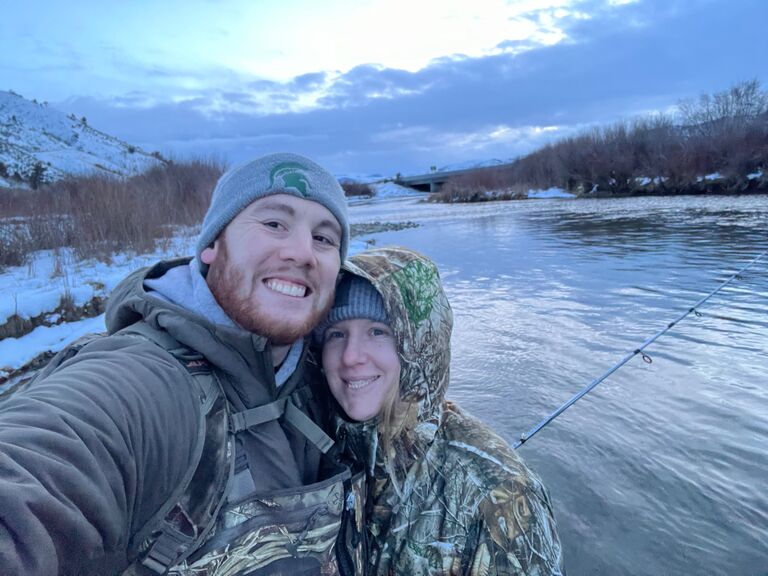 Jake officially moved to Montana in December of 2023! He quickly started scoping out fishing and hunting spots.