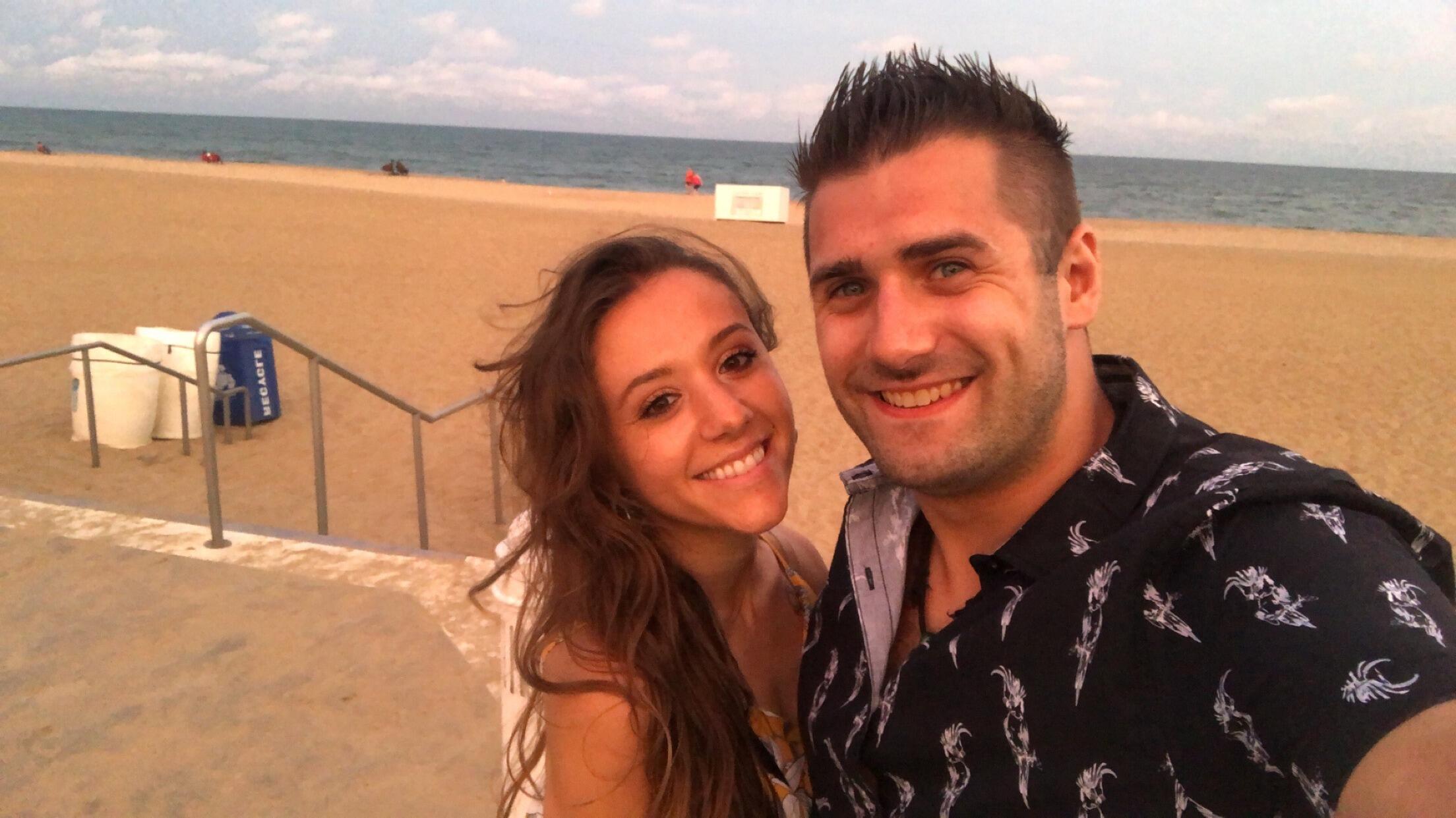 Our first trip together to Virginia Beach
