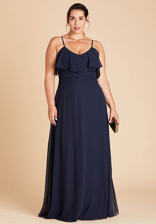Birdy Grey Jane Convertible Dress Curve in Navy Bridesmaid Dress | The Knot