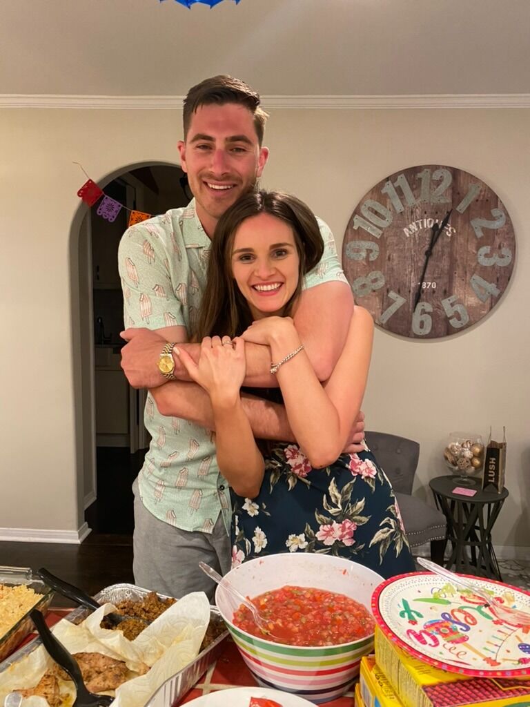 After over 3 months of texting, Martin finally had a free weekend from his new job, so he flew to LA to visit. They finally were able to go on a date!