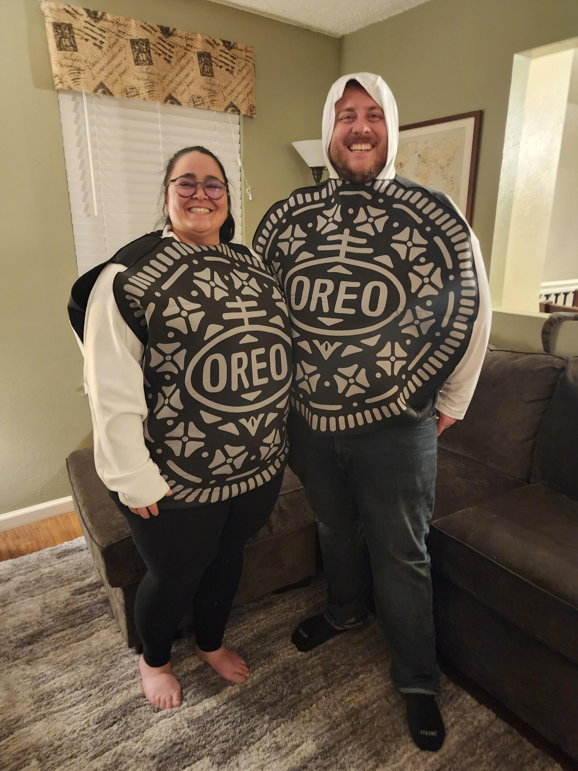 First couples costume (because Dylan doesn't like Halloween)