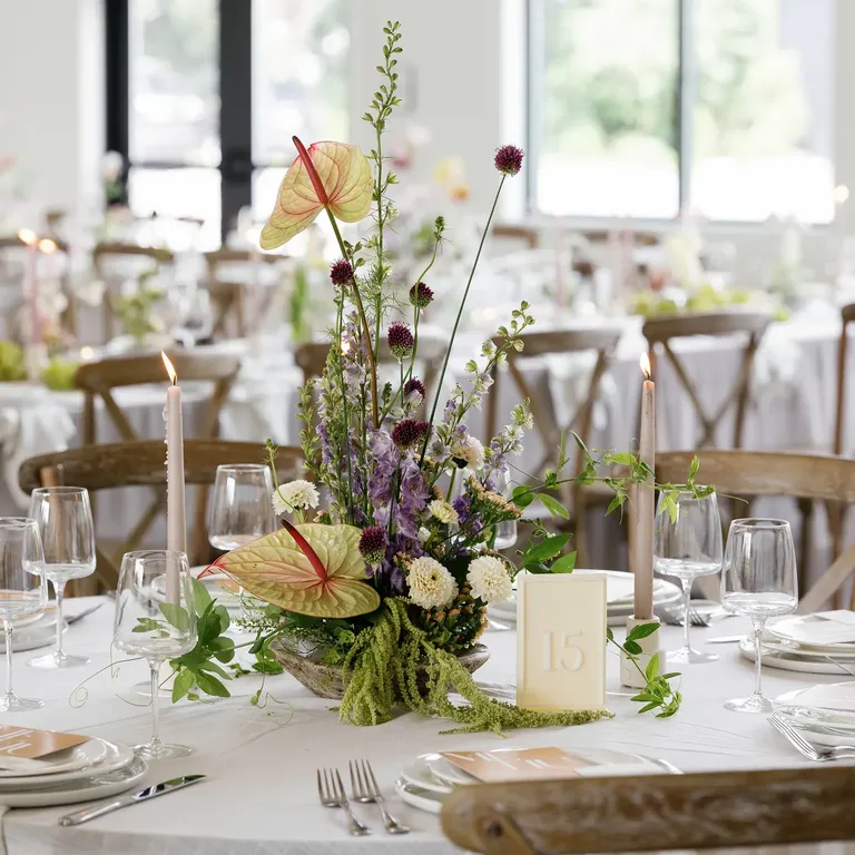Floral wedding table centerpieces, taylor swift themed wedding 