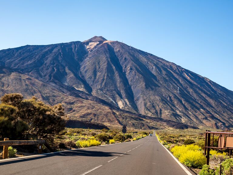 Teide national park, volcanic landscape
