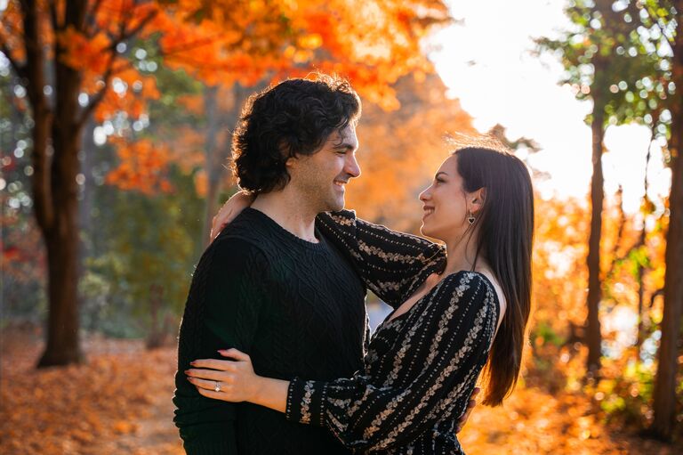 On a crispy fall day, we posed like it was nobody's bitness (those who know, know).