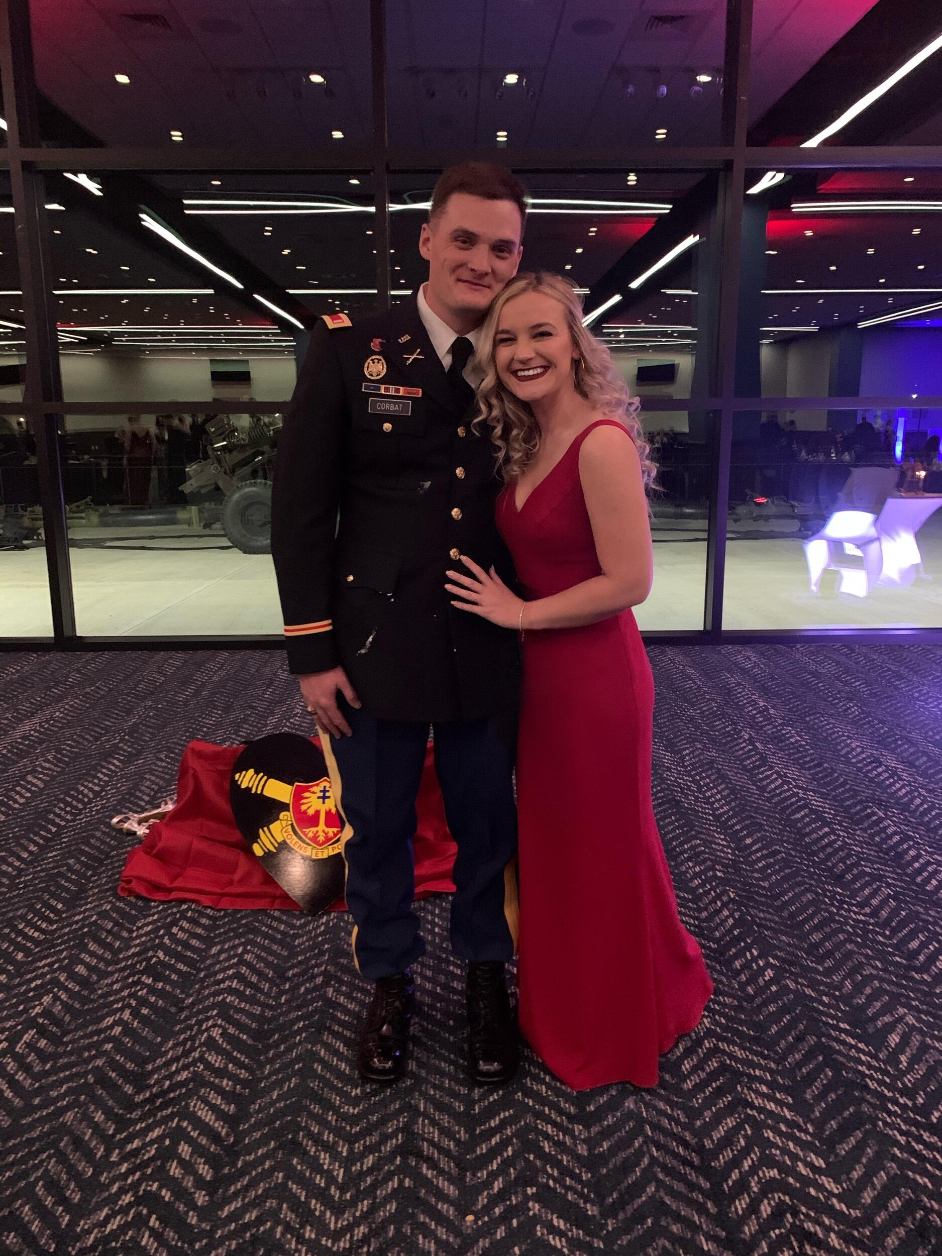 Battalion ball for Joe. Our first military ball at Fort Campbell, KY.