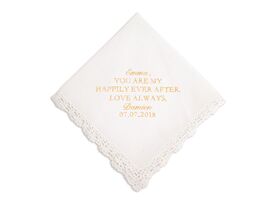 Personalized message handkerchief