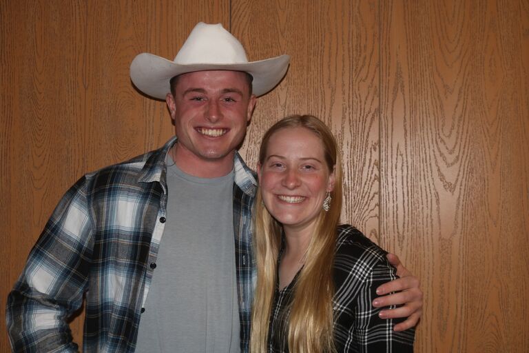 First barn dance at UWRF together!