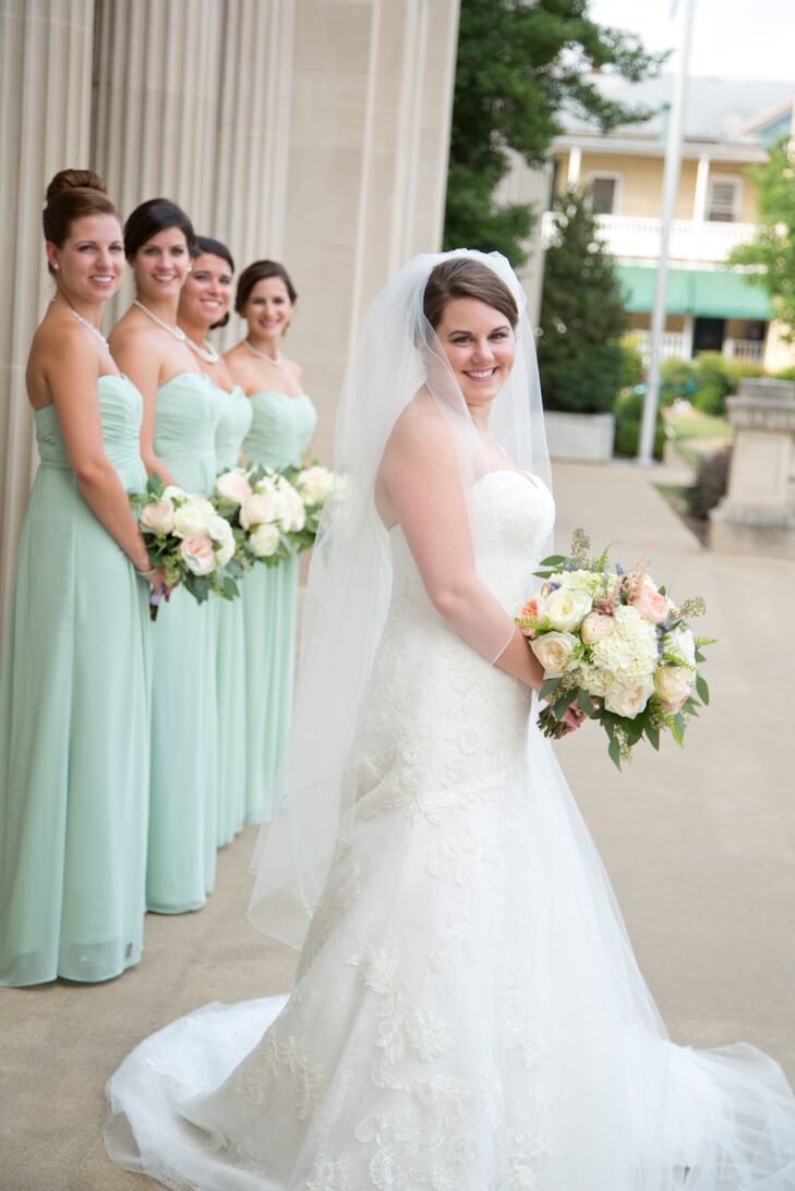 david's bridal meadow dress