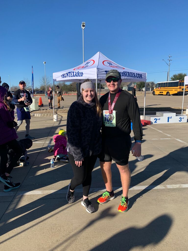 Mason first race, 10 miler