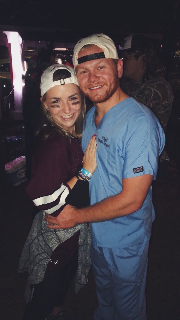 We first spent time together at a Halloween party