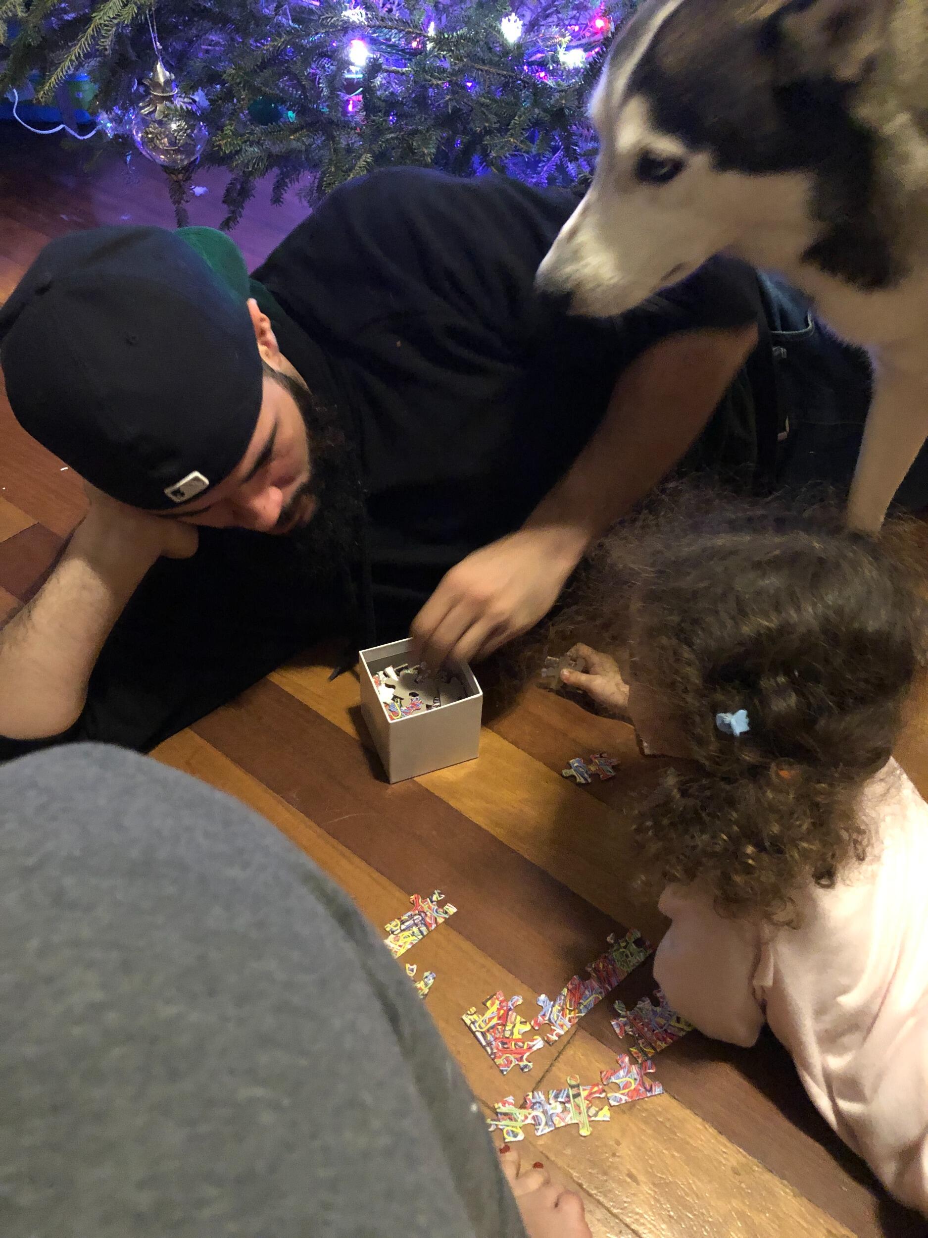 Ending 2018 with family and as a first time dog dad. 