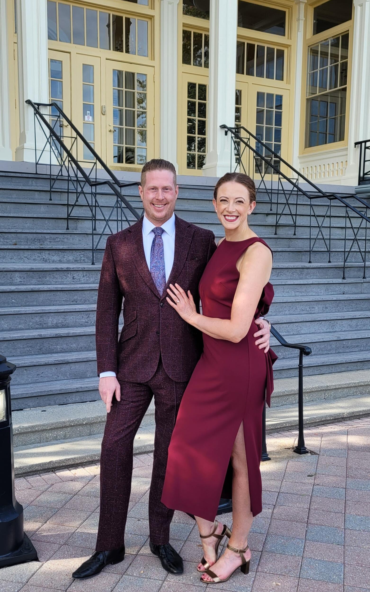 Grace (Regina's sister) and Drew's wedding. Baltimore, Maryland