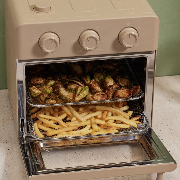 Compact toaster oven and air fryer gift for girlfriend
