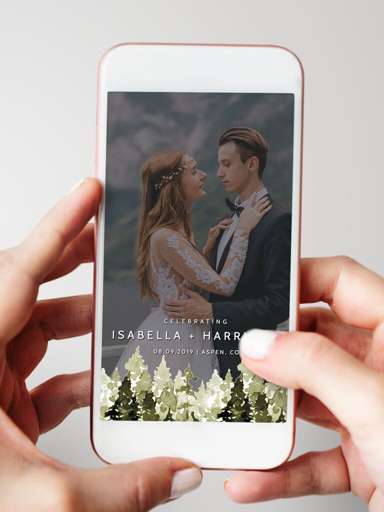 Simple Flowers Wedding Snapchat Geofilter - Venngage