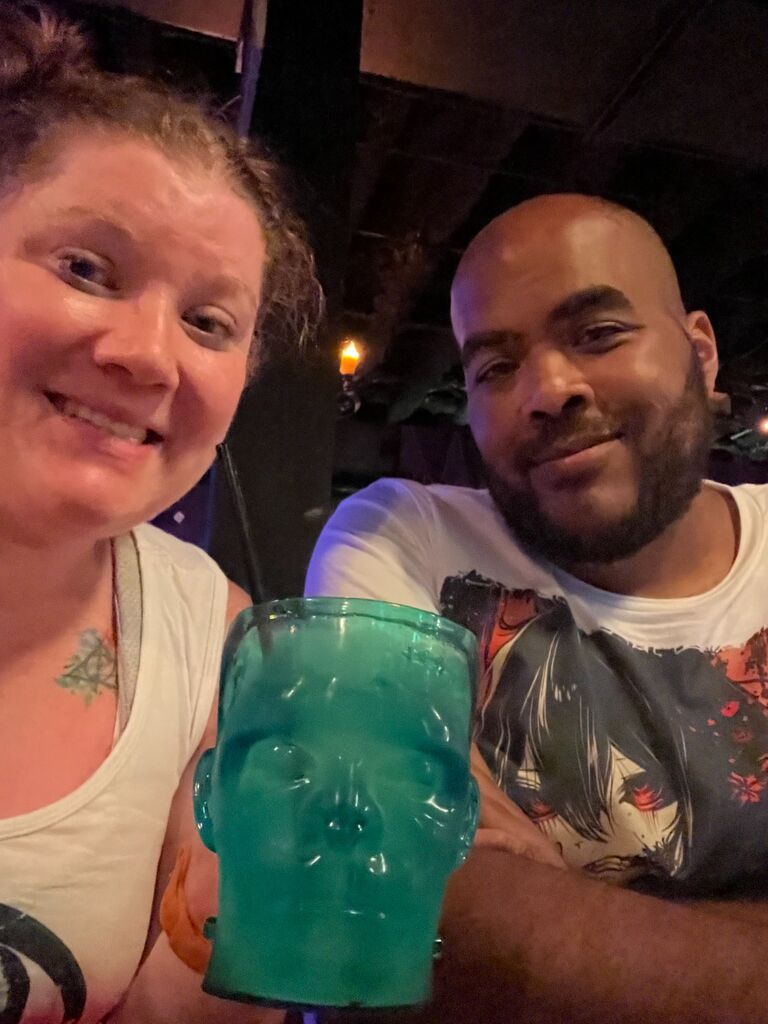 At cocktails and screams while in Orlando for Universal trip #3