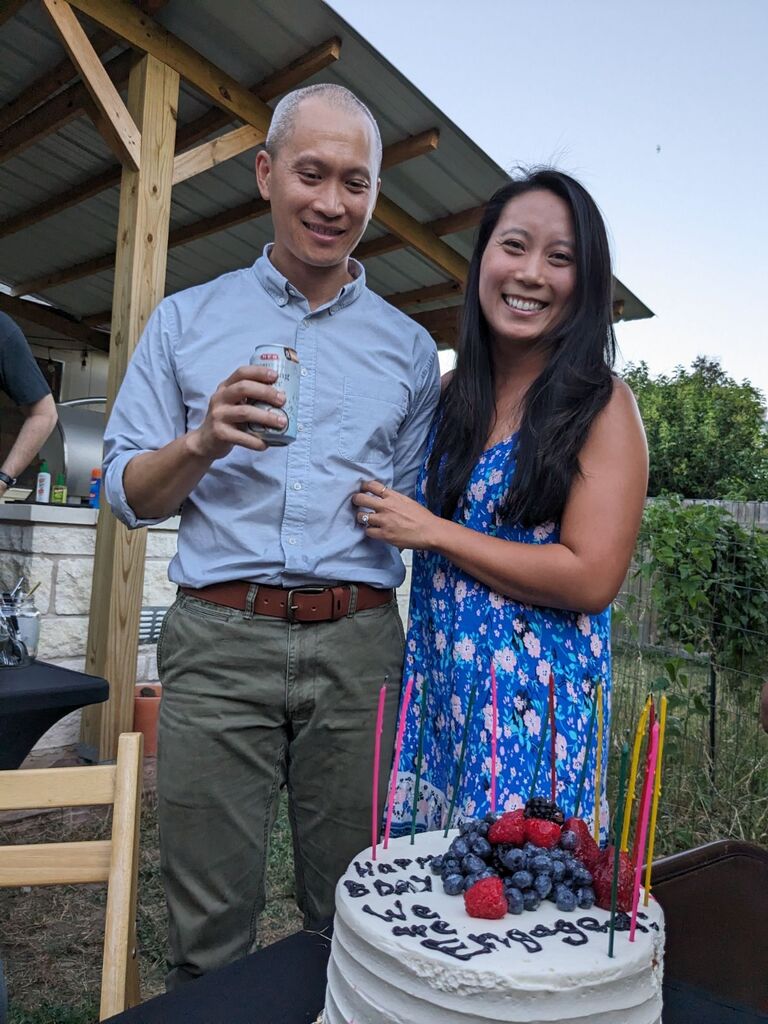 Engagement announcement to Thao Linh’s family on her mom’s 65th birthday party.