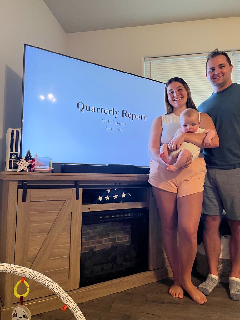 Erik makes Kayce and I sit through "Quarterly Reports".