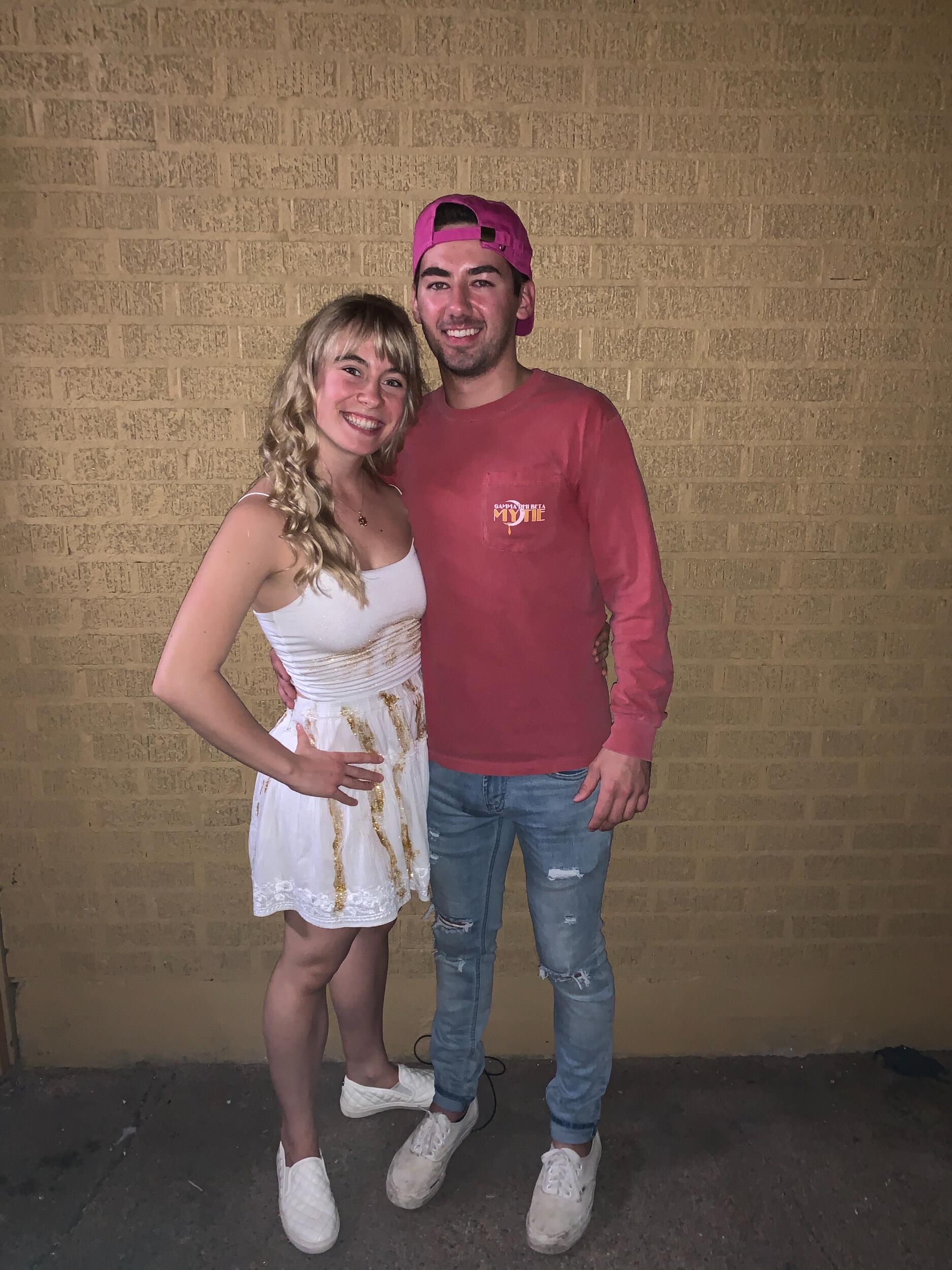 First Halloween together at the Hockey House... Timmy Turner and Sunshine!