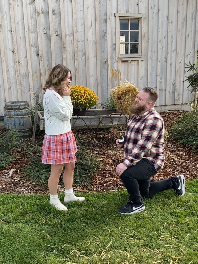 The day we got engaged!