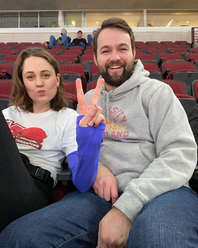Emma joins the Terrapin fan club