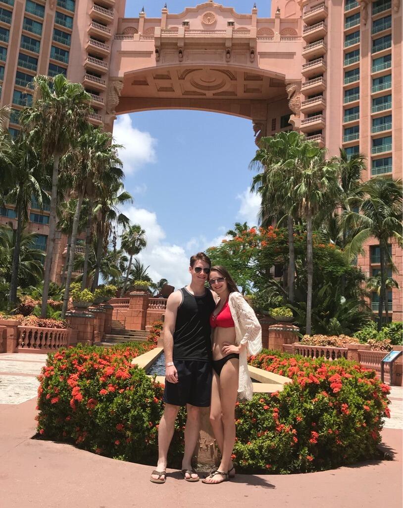 Their relationship continues to grow, as they continued to date through their junior and senior year, even taking a family vacation to the Bahamas!