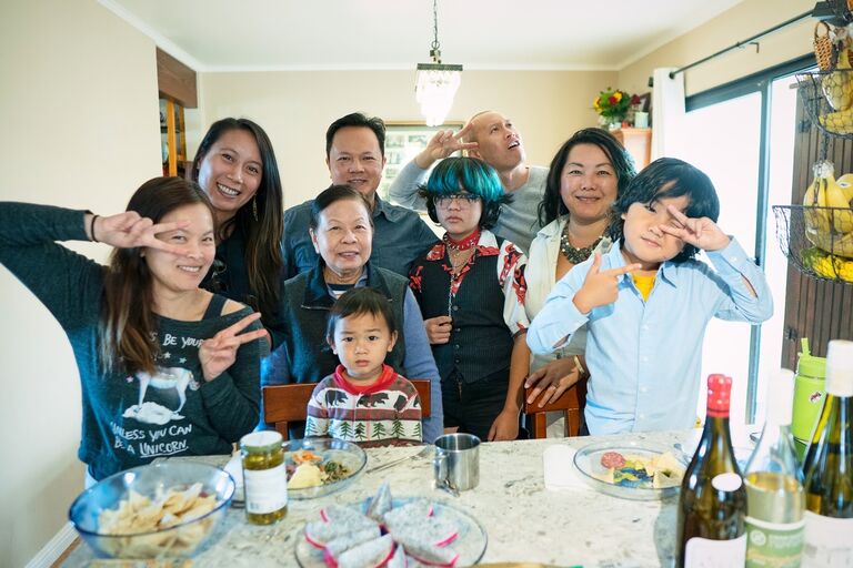 Thanksgiving with Hieu’s family.