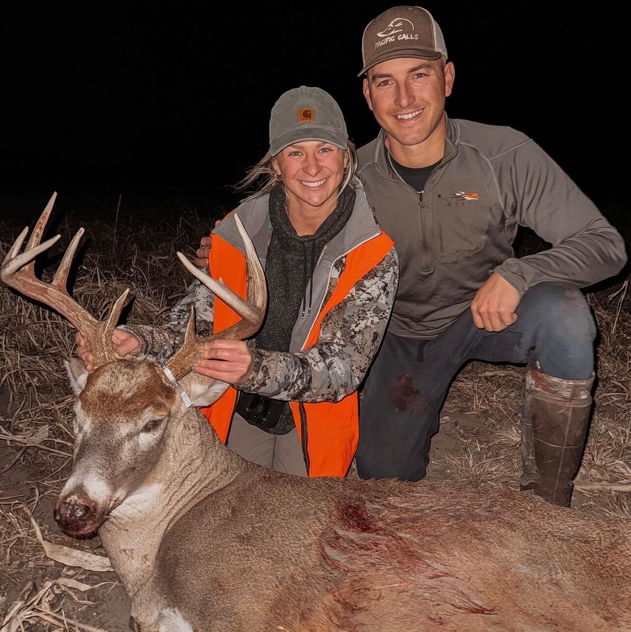 Successful deer hunt at Sami's grandparents in Franklin, NE. 