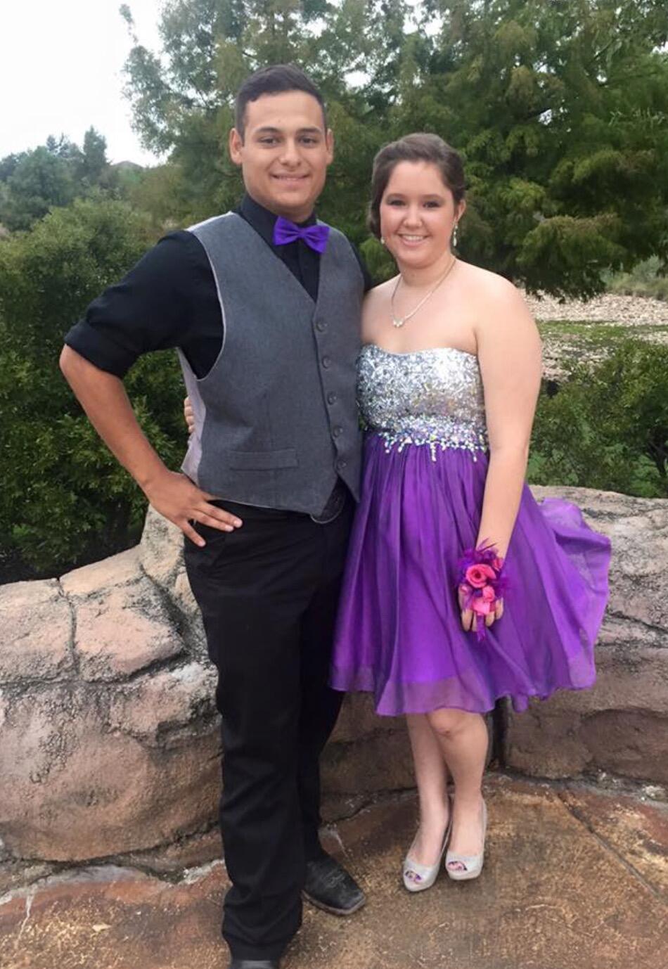 They attended Albert's senior homecoming and Allison's junior homecoming. 