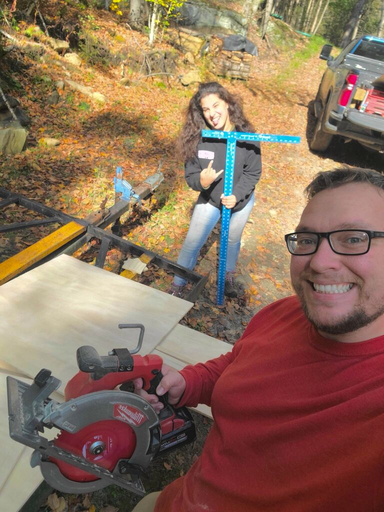 Working on our house