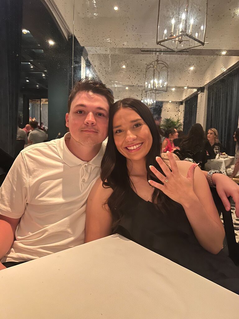 Got engaged in Las Vegas!