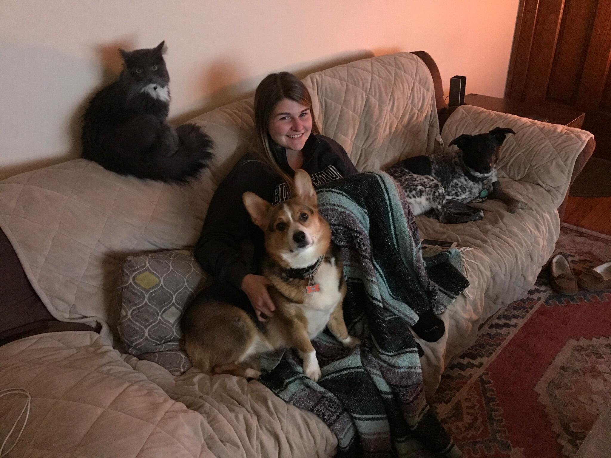 Mary fits right in with Henry, Pip, and Gordo