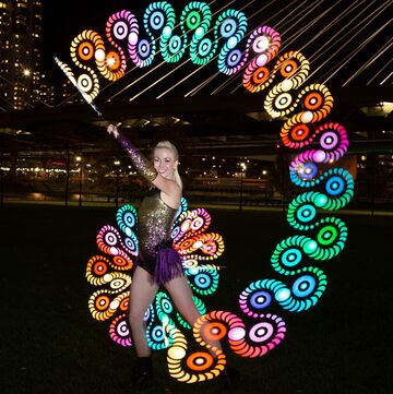 Cirque de Light - Fire, LED and Circus Performance - Circus Performer - Boston, MA - Hero Main