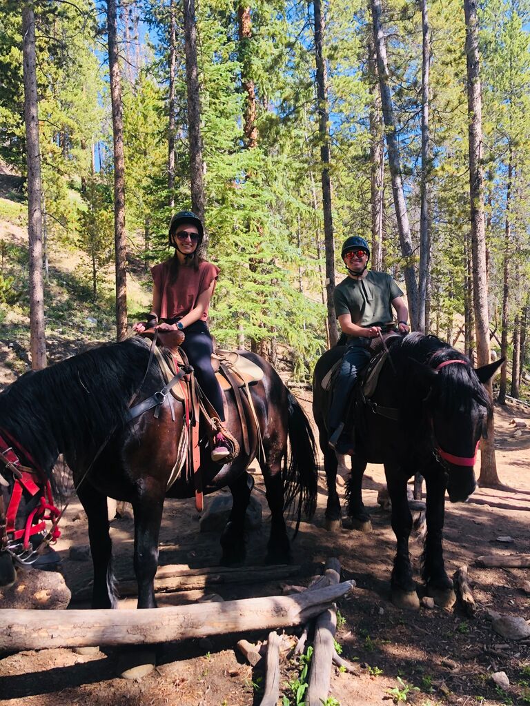 Horseback riding
(Breckenridge, CO)