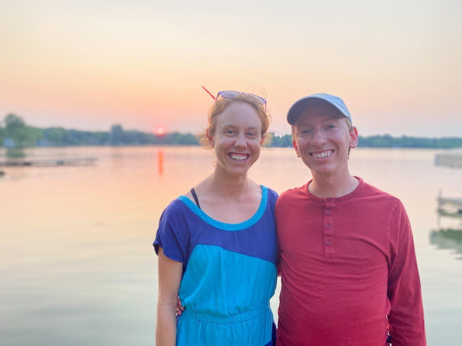 Greg took Mandy to Sweezey Lake in Michigan for 4th of July, where Mandy swam across the lake while Greg tried to keep up in a kayak :)