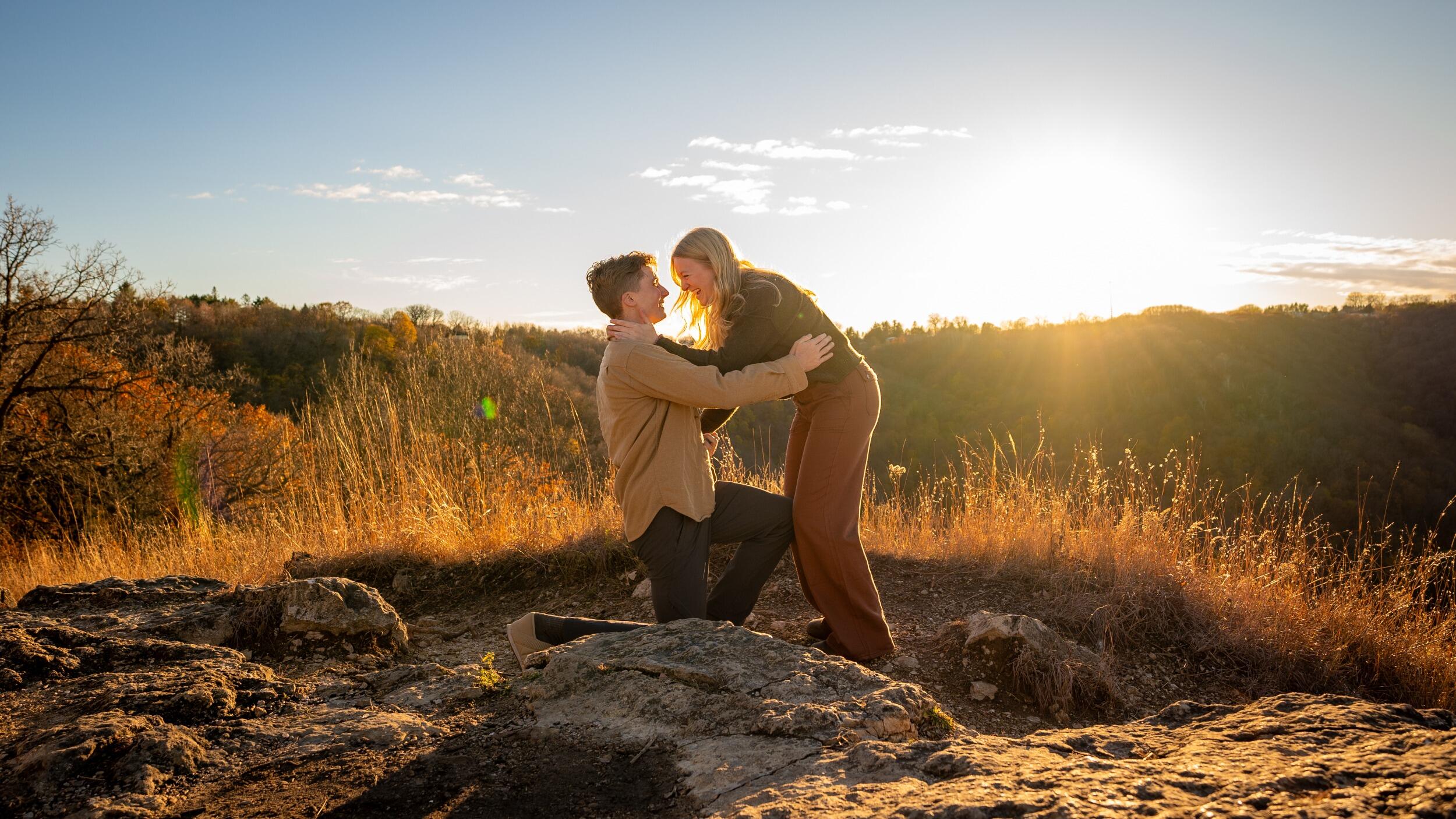 A very special moment overlooking the city where we came to know and love each other so dearly!