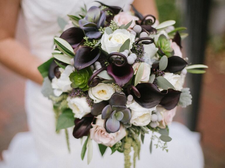 Jewel Tone Bouquets For Fall And Winter Weddings