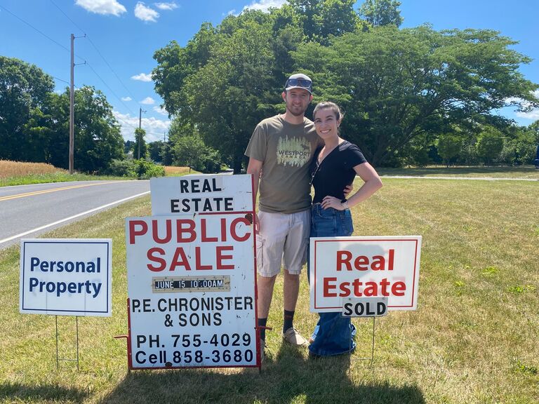 We officially closed on our first home together! 