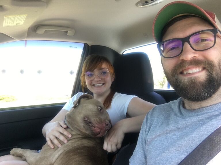 After living through the peak of the pandemic, we decided to grow our little family by one and adopted our dog ChewBecka.