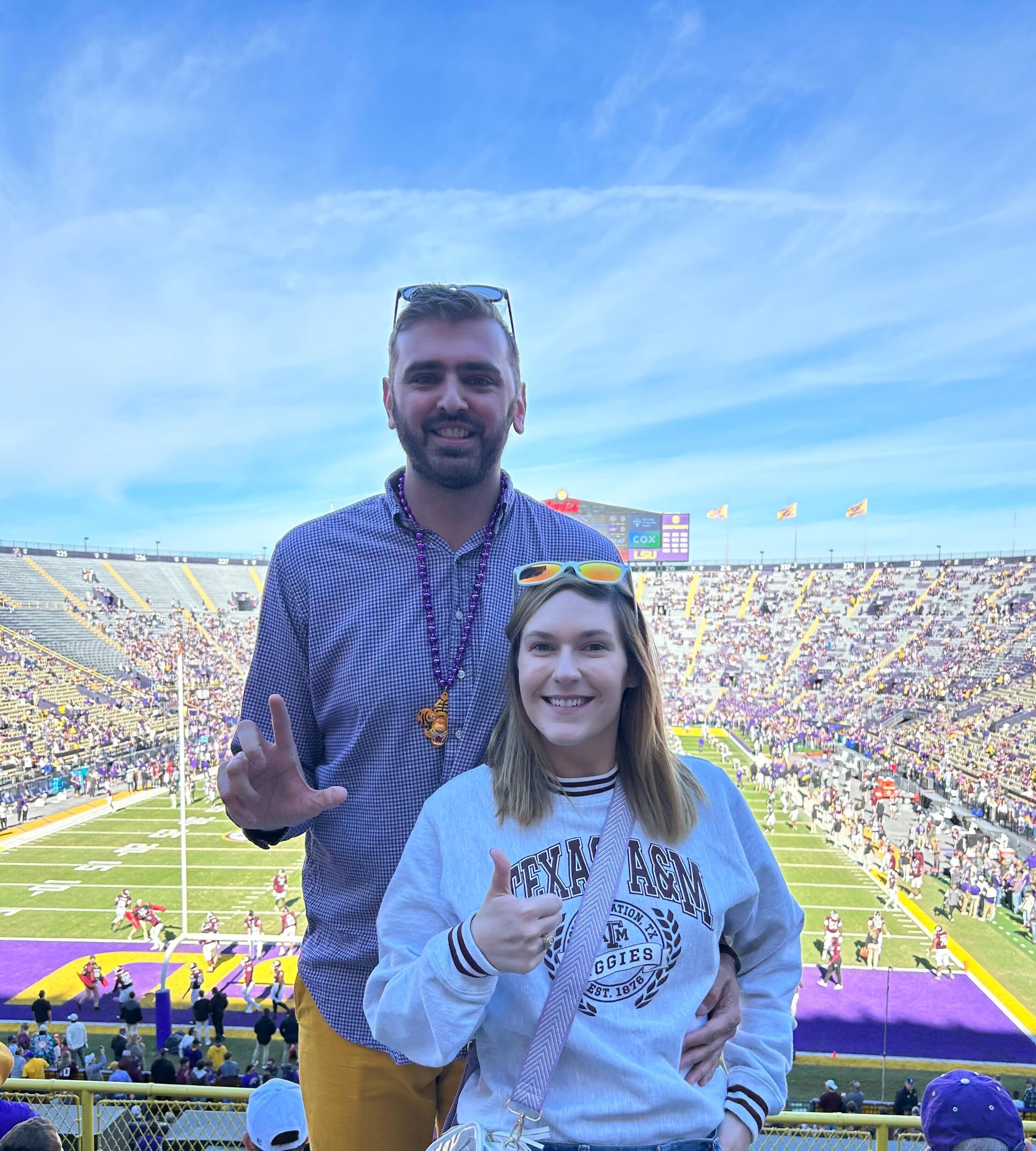 LSU vs Texas A&M at Death Valley. LSU took the victory and Kelly wasn't too happy.