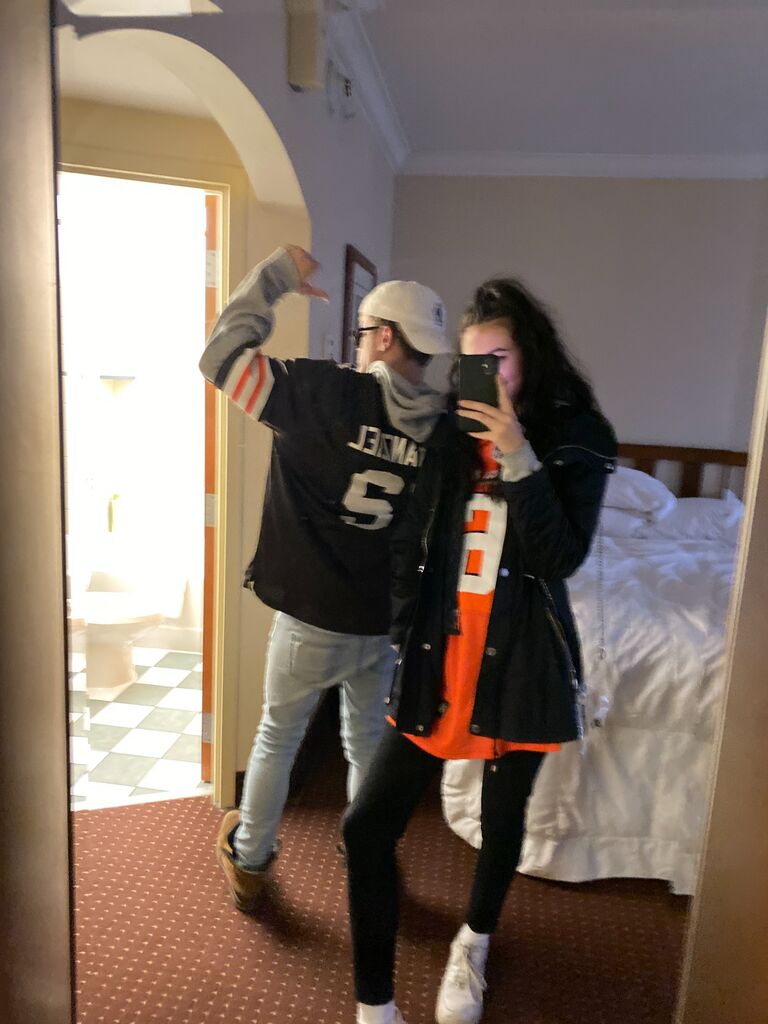 Sparked a Tradition: What bonded them the most right off the bat was football. Corey was enamered by her knowledge of the game. Alissa and Corey both love watching any game but love the most to cheer on Coreys favorite team, The Cleveland Browns. It took one trip for Alissa to fall in love with this underdog  team and Corey.  Every year since they have made a trip to watch the Brownies play. 