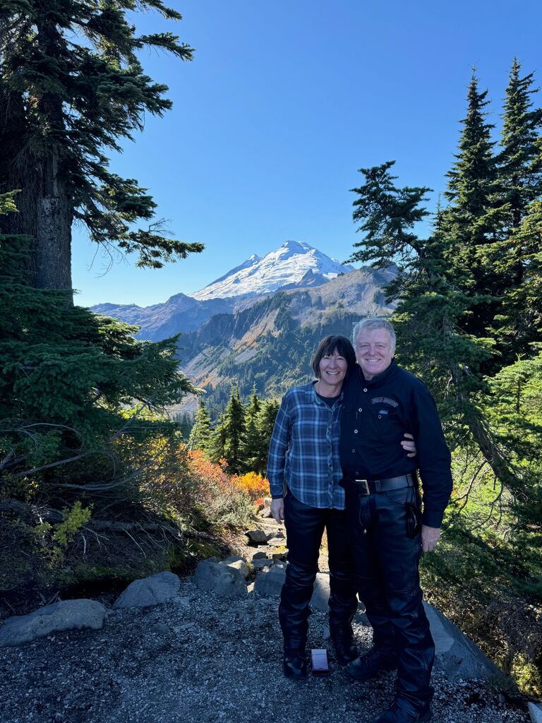 Harley ride to Mount Baker