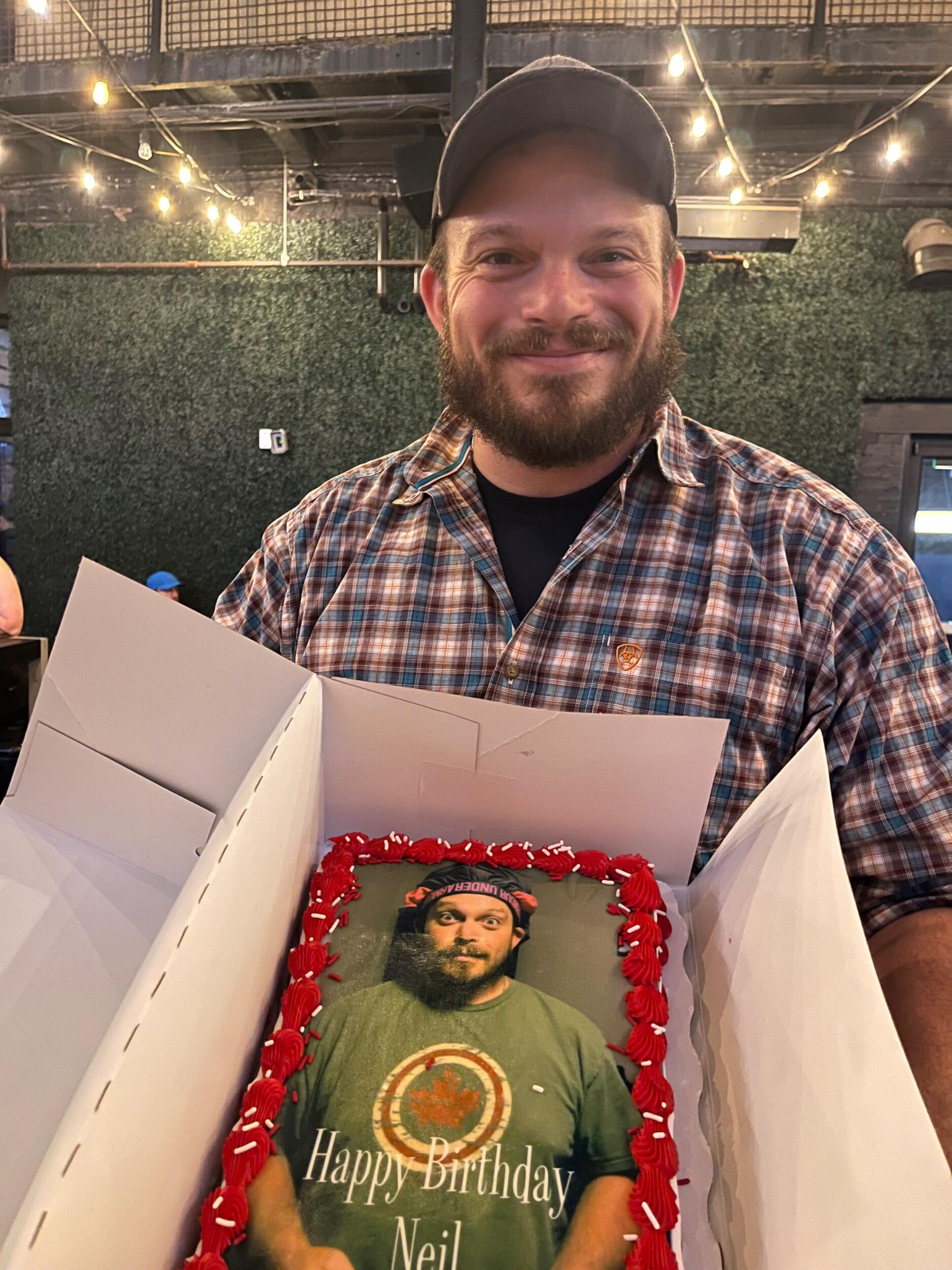 Surprise birthday party for Neil with friends and family in STL