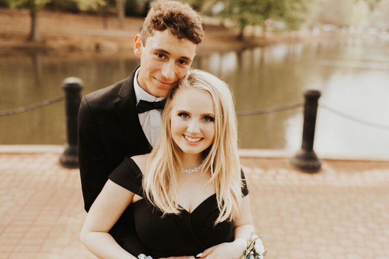 Aaron & Adara at prom