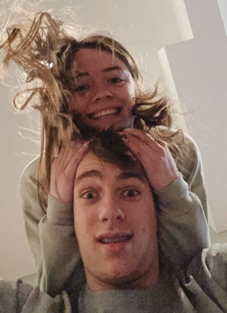 This photo explains our personalities well!
