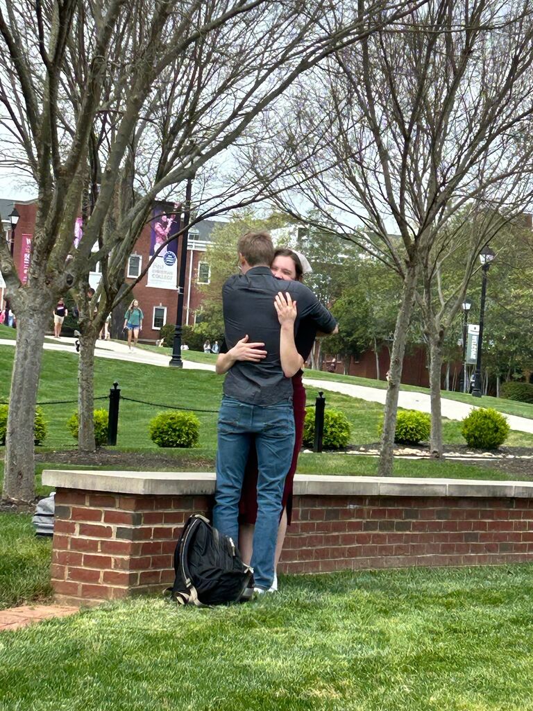We loved seeing each other on campus <3