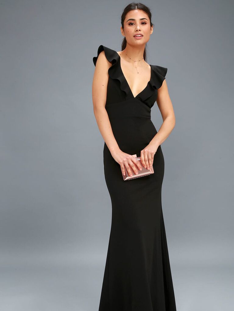 black bridesmaid dresses under 100