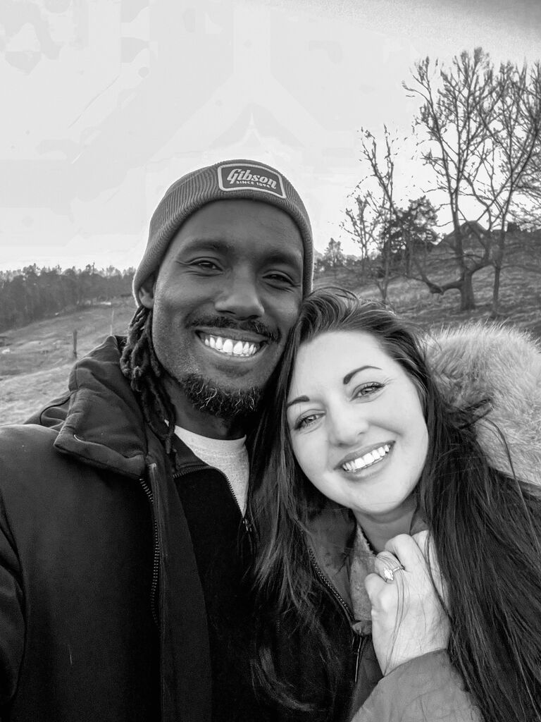 We got Engaged! French Broad River Farms: Asheville, SC

6 degrees, Alpacas, Nat King Cole, white capped mountain tops, Gabe and V