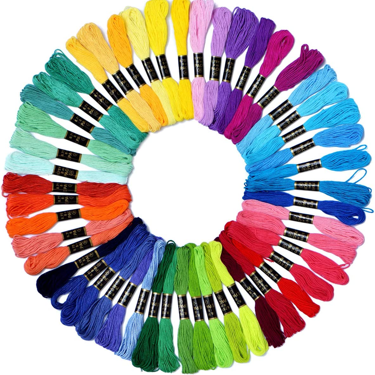 Prismatic selection of embroidery floss for your bach party friendship bracelets