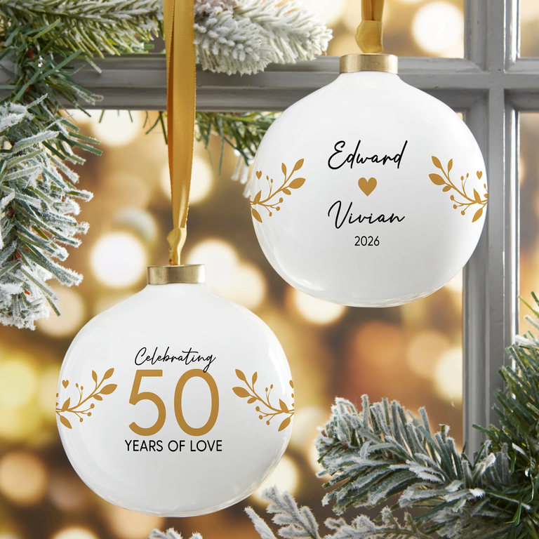 50th anniversary ornament