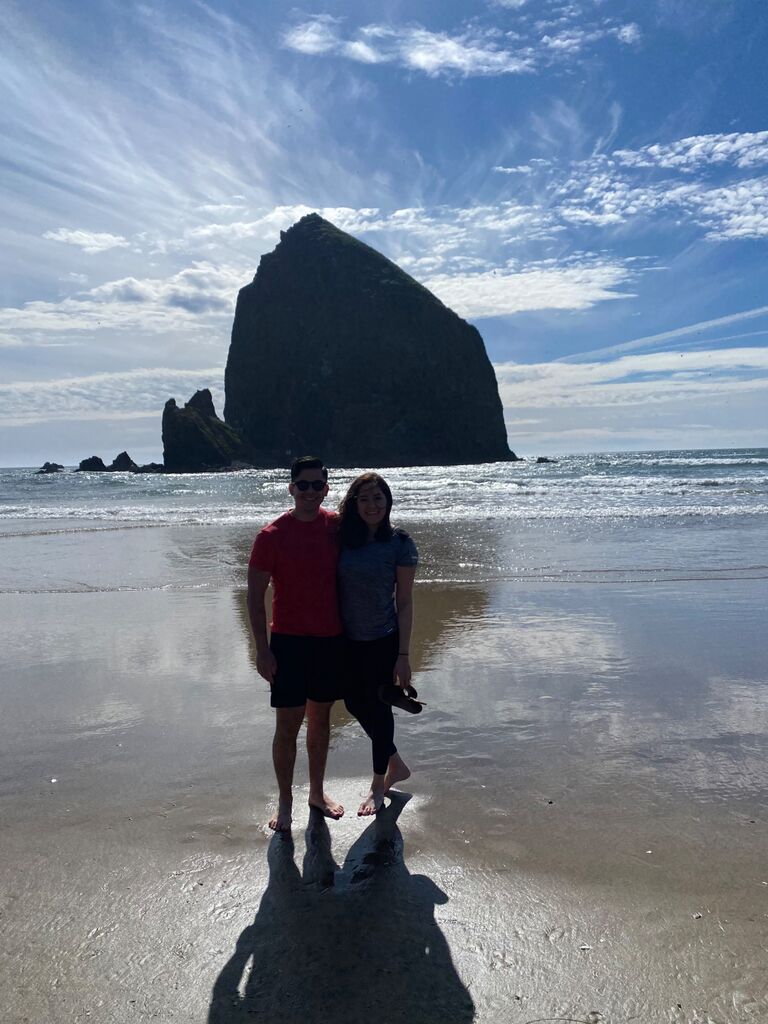 Ended our Oregon trip at Canon Beach.